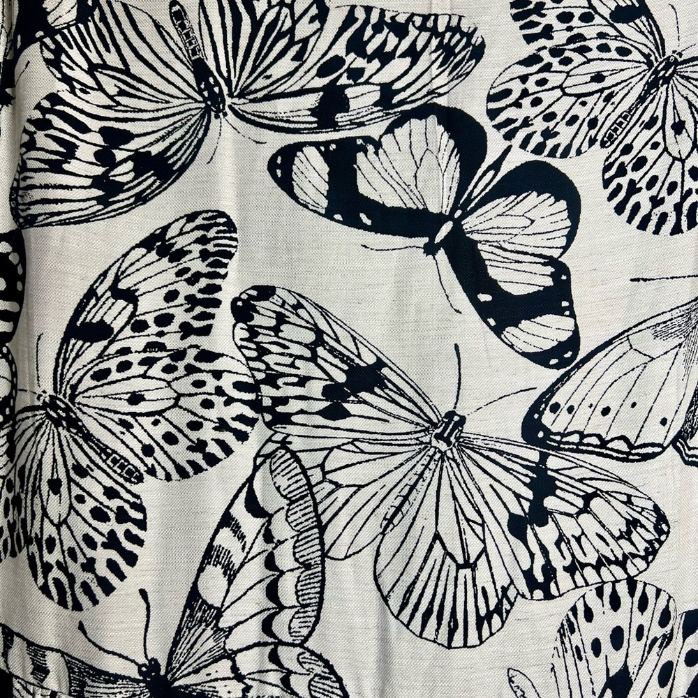 Jane and Delancey Monochrome Butterfly Midi Dress with Pockets! - Picture 2 of 5